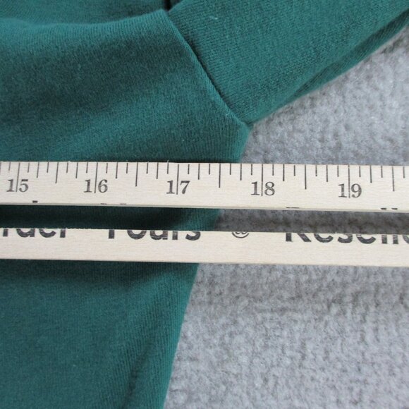 Bombshell Sportswear Open Back Pullover Top Womens Small Green Cropped EUC - Picture 6 of 9